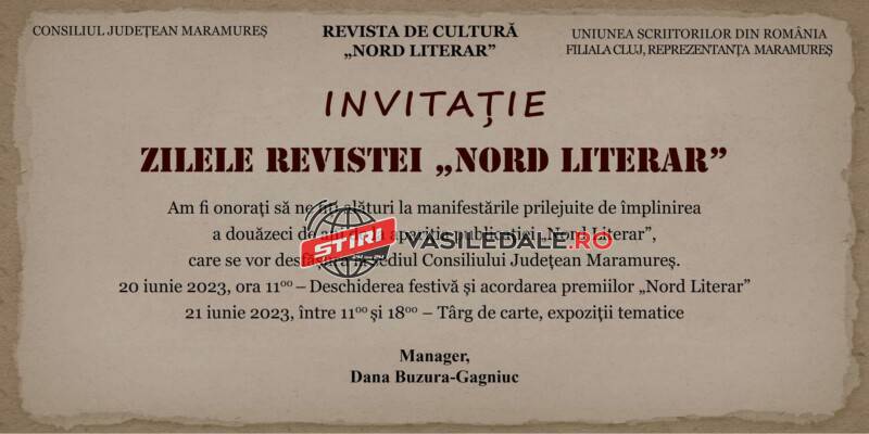 Zilele Revistei de Cultură „Nord Literar”