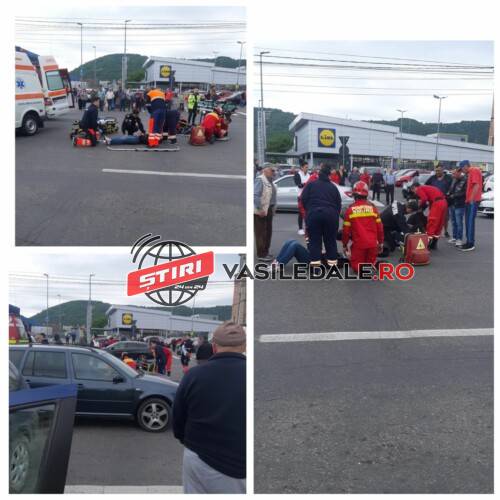 EXCLUSIV FOTO / SIGHETU MARMAŢIEI: Al treilea motociclist accidentat în Maramureş în nici 24 ore – ACTUALIZARE