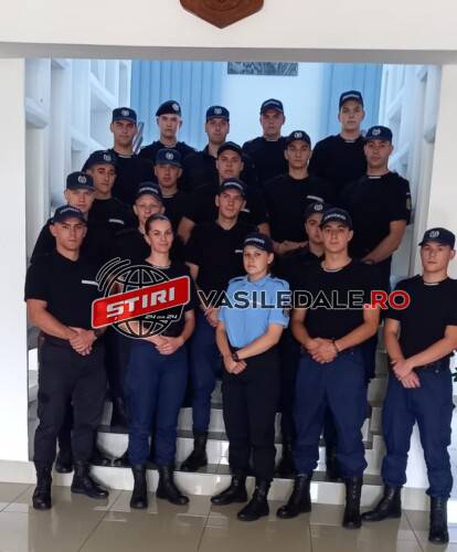 19 elevi în practică la Jandarmeria Maramureș, dintre care două fete din Maramureş