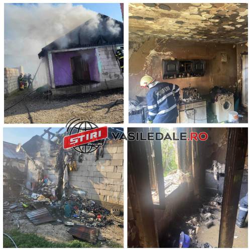 EXCLUSIV FOTO: O femeie din Tg Lăpuș a murit după ce ar fi adormit cu țigara în pat. Incendiu violent și la Ruscova
