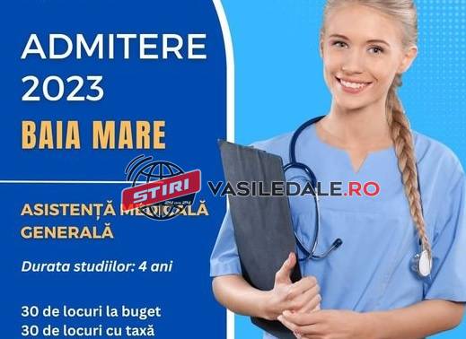 BAIA MARE: Primul examen de admitere în ciclul universitar de licență, sesiunea septembrie 2023, la programul de studiu Asistență medicală generală