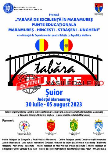 Se dă startul taberei „PUNTE” în Maramureș, pentru 40 de elevi olimpici din România și Republica Moldova