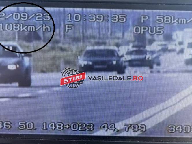 FOTO: Prins cu 109 km/oră în localitate, un maramureșean a făcut scandal coborând ”toți sfinții din cer pe pământ. A rămas fără permis pentru trei luni și 3.900 lei amendă