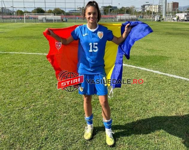 FOTBAL FEMININ: Andreea Cândea de la ACS Fotbal Feminin Baia Mare a înscris primul ei gol pentru echipa națională a României în meciul cu Macedonia