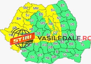 ATENȚIONARE METEOROLOGICĂ COD GALBEN: Vânt şi ploi în Maramureş