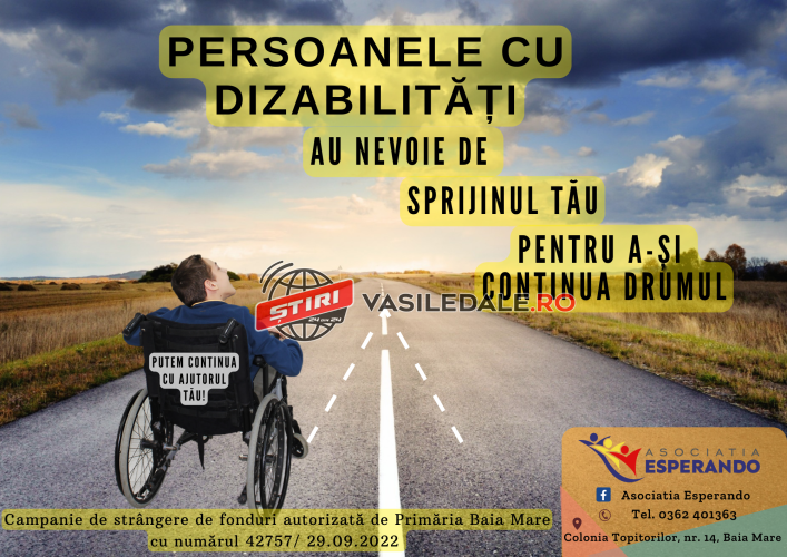 ASOCIAŢIA ESPERANDO: Campanie de strângere de fonduri – după 1 an