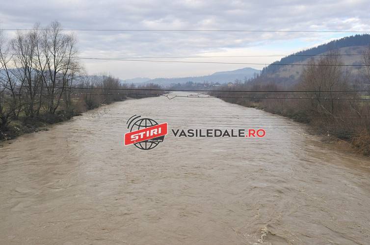 Doi bărbati au plonjat cu maşina în râul Vişeu la Bistra. Nici scafandrii nu au găsit vehiculul din cauza curenților extrem de puternici (actualizare)