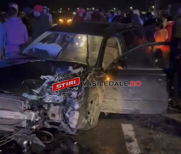 VIDEO: Impact violent între trei mașini pe Calea Mireșului din Șomcuta Mare. Două persoane rănite (Actualizare)