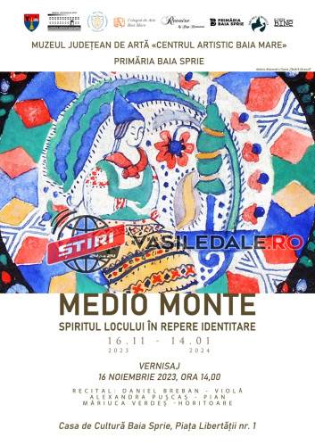 Vernisajul expoziției temporare Medio Monte – spiritul locului în repere identitare