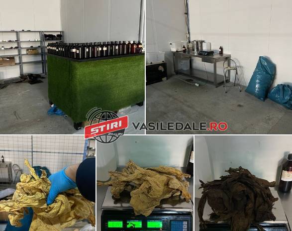 Fabrică clandestină de producție de tutun de narghilea, în Maramureş
