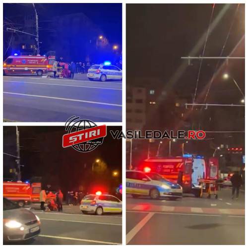 VIDEO – După ce a lovit o femeie pe trecerea pentru pietoni șoferul a părăsit locul faptei. Polițiștii l-au reținut pentru 24 de ore (actualizare)