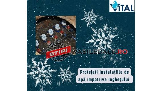 Recomandări pentru protejarea împotriva înghețului a contoarelor și instalațiilor de apă!