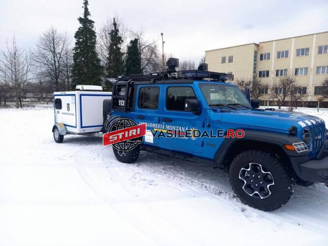 Tehnică nouă la Jandarmeria Maramureș: Un Jeep Wrangler a ajuns în dotarea jandarmilor montani maramureșeni