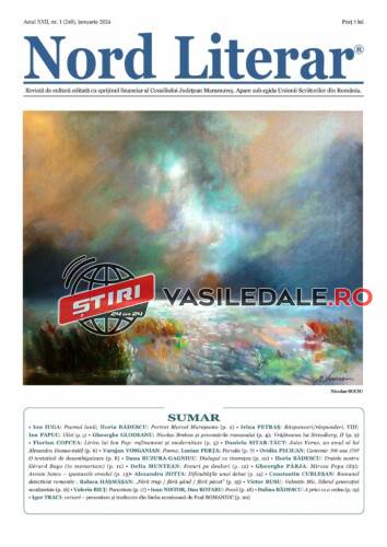 A apărut un nou număr al revistei „Nord Literar”, primul număr din 2024