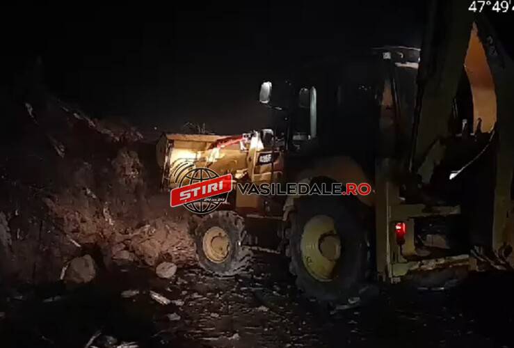 Alunecare de teren la Repedea, afectat DJ 187