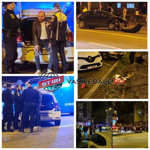 EXCLUSIV VIDEO: Prăpăd de strada Grănicerilor din Baia Mare făcut de un șofer care abia se putea ține pe picioare