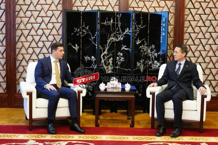 Întâlnire de lucru la Ambasada Republicii Populare Chineze în România