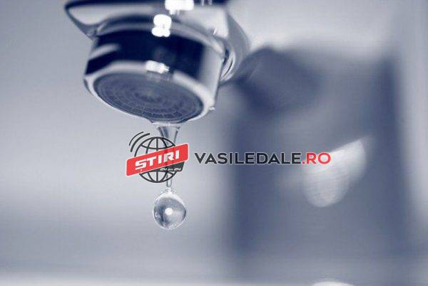 ANUNȚ VITAL: Furnizarea apei potabile, întreruptă pe strada Nucului