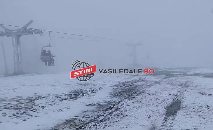 VIDEO: Ninge la mijloc de martie în Borşa