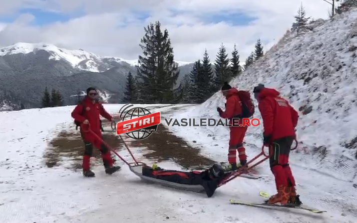 VIDEO: Accident la Campionatul Naţional al Cluburilor Sportive Şcolare. Ai intervenit salvamontiştii borşeni