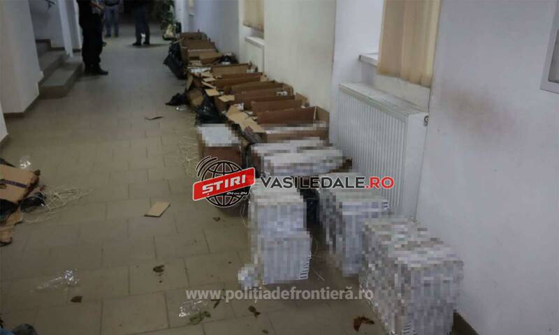 FOTO: Ţigări în valoare de peste 210.000 lei confiscate la frontiera de nord