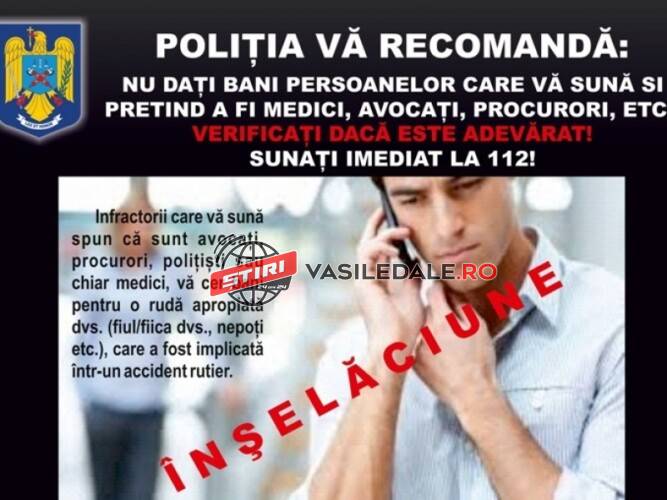 Descindere la domiciliul unui bărbat cercetat pentru complicitate la infracțiunea de înșelăciune prin metoda „Accidentul”