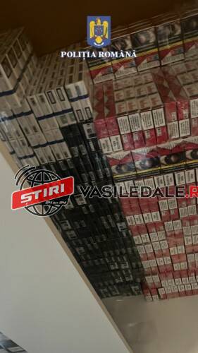 BĂRBAT ARESTAT PREVENTIV PENTRU CONTRABANDĂ: Peste 22.000 de pachete de țigarete ridicate de polițiști în urma unor percheziții