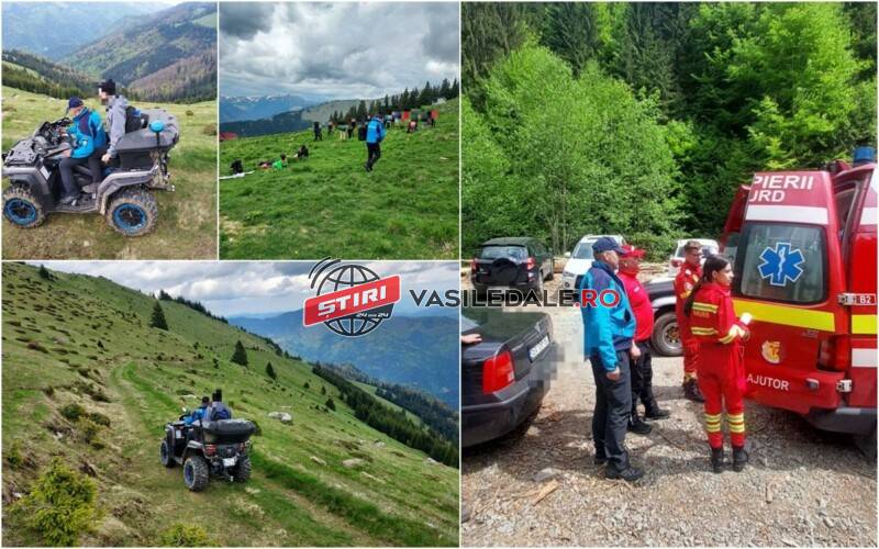 Doi turişti, accidentaţi în Munţii Rodnei. O femeie a căzut în gol 30 de metri, un bărbat a fost lovit în cap de o piatră căzută de pe versanţi