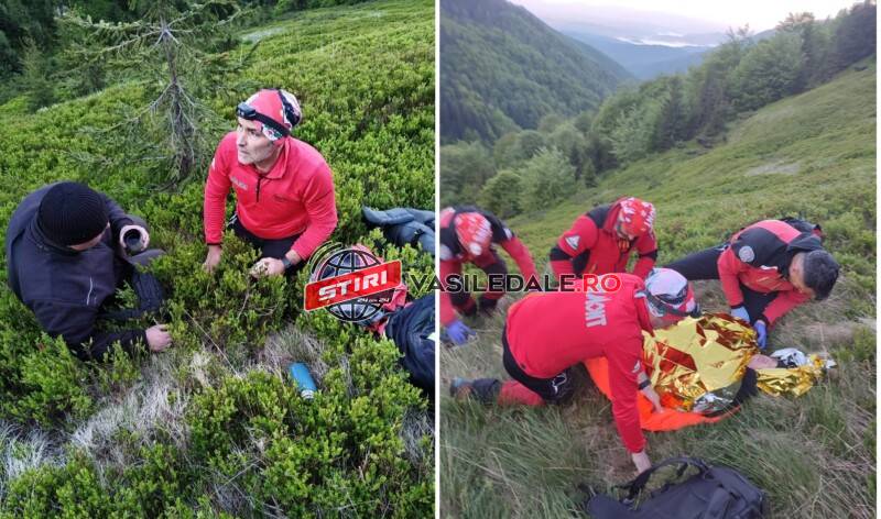 ACŢIUNE SALVAMONT: Ucrainean de 37 de ani, aflat de 3 zile în munţi, coborât după 11 ore (VIDEO)