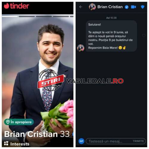 EXCLUSIV – Pentru a ajunge primar, USR-istul deputat Cristian Brian agață votantele… pe TINDER