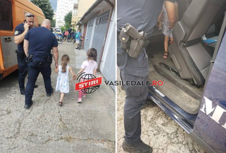 Două fetițe de 5 ani căutate de părinți, găsite de jandarmii maramureșeni