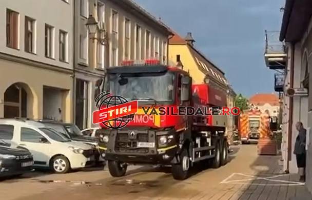 EXCLUSIV VIDEO: Incendiu la cafeneaua Narghila din Baia Mare