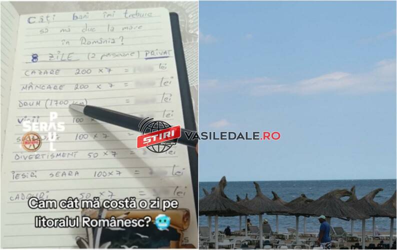 VIDEO – Un maramureșean a calculat cât îl costă 8 zile pe litoralul românesc. Cât a fost totalul: „Hai la Bulgărica!”