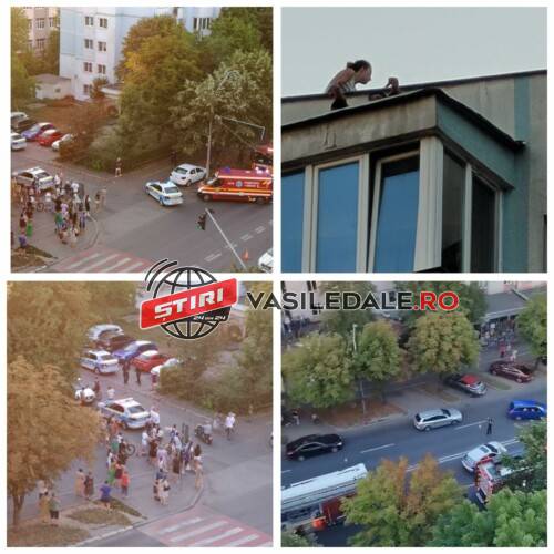 VIDEO: SALVAT DE UN POLIȚIST DE LA ORDINE PUBLICĂ: Un tânăr îndrăgostit a vrut să se arunce de la etajul 10 al unui bloc de pe Bd. Decebal