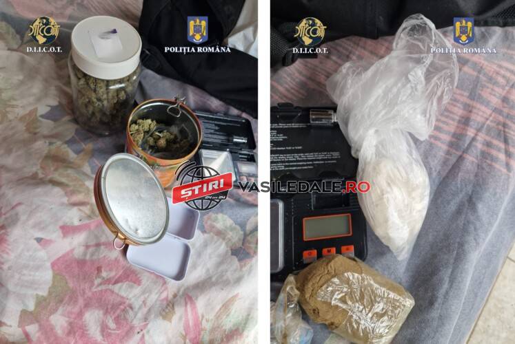 PERCHEZIȚII ÎNTR-UN DOSAR DE TRAFIC DE DROGURI DE RISC ȘI MARE RISC