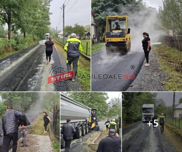 UN VIS ÎMPLINIT: Ulițele din comuna Cupșeni ”au cunoscut” pentru prima dată asfaltul