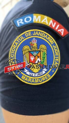 Bătrânică ajutată de doi jandarmi aflați în timpul liber