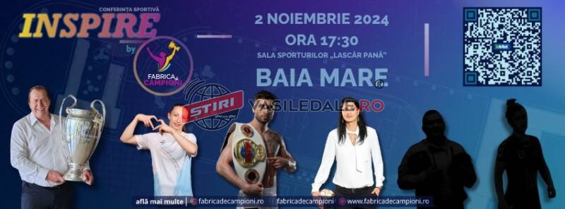 Mari campioni ai României vin la Inspire