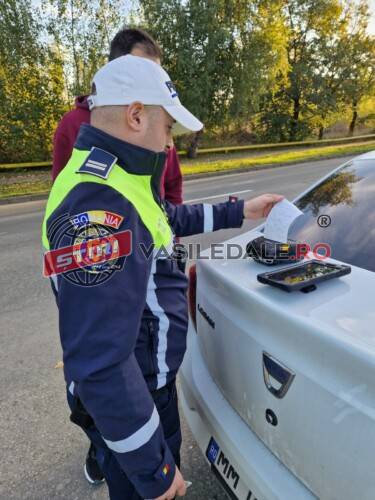 Primul proces-verbal de contravenție, emis de polițiștii din Maramureș prin intermediul aplicației abateri rutiere – mobile
