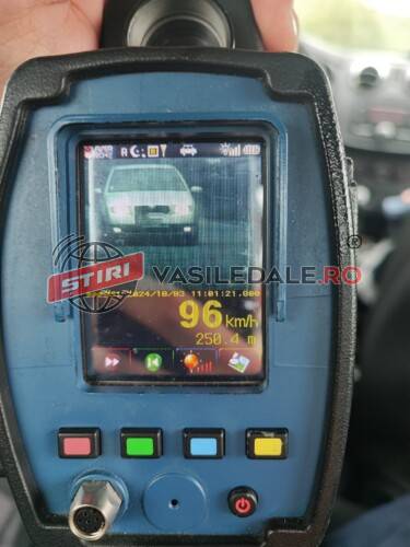 Depășirea limitelor legale de viteză sancționată de polițiștii din Ocna Șugatag