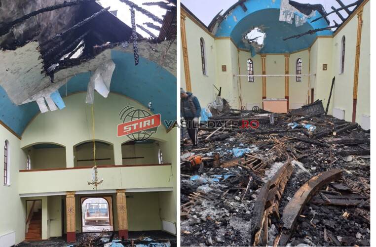 APEL UMANITAR după incendiul care a distrus Biserica greco-catolică din satul Crăciunești