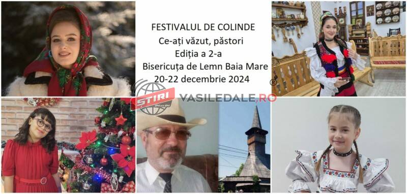 „Ce-ați văzut, păstori”: Colindele răsună la Bisericuța de Lemn din centrul municipiului Baia Mare; Lista cu artistele talentate care cântă de Crăciun „Ce-ați văzut, păstori”: Colindele răsună la Bisericuța de Lemn din centrul municipiului Baia Mare; Lista cu artistele talentate care cântă de Crăciun