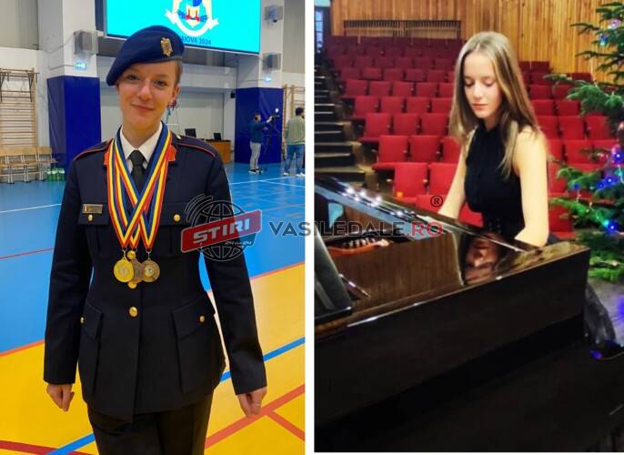 Sara Buftea Nemeș din Sghetu Marmaței, elevă a Colegiului Național Militar „Ștefan cel Mare” Câmpulung Moldovenesc