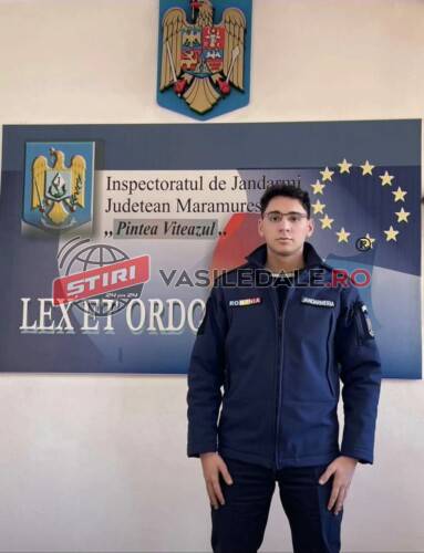 ,,Ordinea publică este pasiunea mea”- Cristian Pop, student la Academia de Poliție, specialitatea Jandarmi