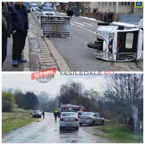 EXCLUSIV VIDEO: Un tânăr a lovit cu mașina un bărbat care circula cu o tricicletă prin Borșa. Accident și la Suciu de Jos