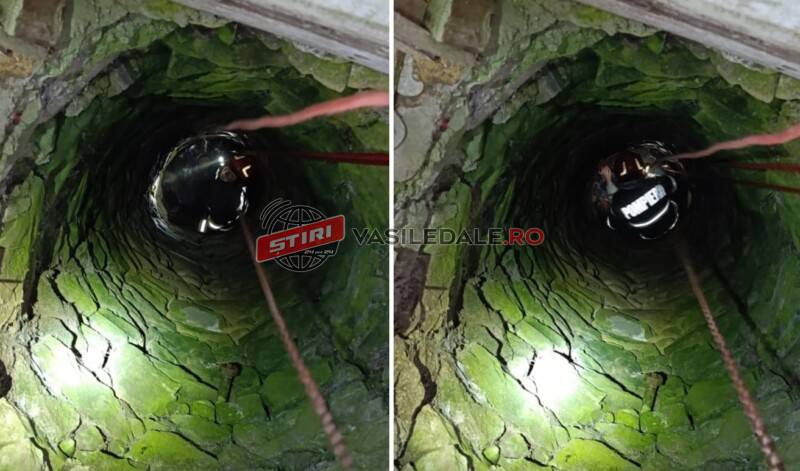 CÂMPULUNG LA TISA: Misiune de salvare a pompierilor sigheteni pentru scoaterea unei femei căzută în fântână