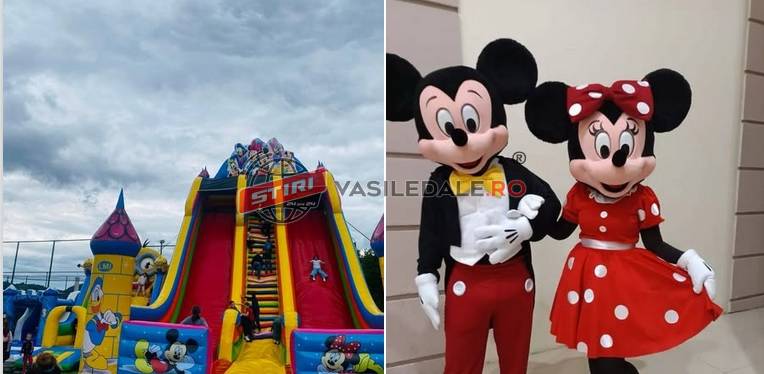 BÂRSANA: Tobogane, muzică, baloane și distracție cu Mickey și Minnie Mouse de ziua copilului BÂRSANA: Tobogane, muzică, baloane și distracție cu Mickey și Minnie Mouse de ziua copilului