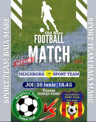 FOTBAL OLD BOYS: Meci amical la Mireșu Mare