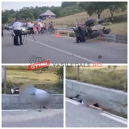 URMARE ACCIDENT BREAZA: Un bărbat din Larga (Maramureș) a încredințat ATV-ul pentru a fi condus de un tânăr de 21 ani din Agrieș