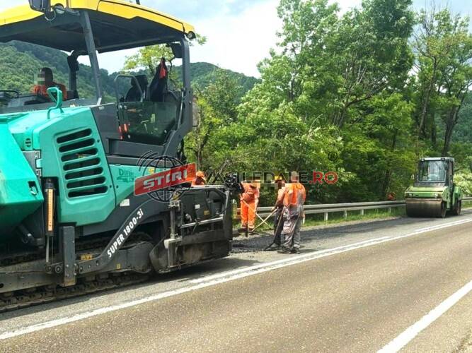 Lucrări de reparații pe DN18, tronson Sighetu Marmației –Rona de Sus